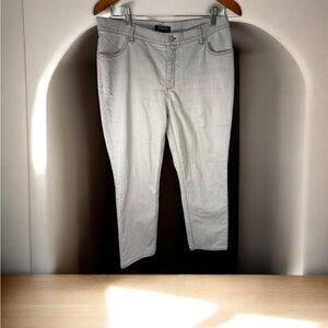 Gray Stretch Jeans Size 10 Lafayette 148 NY